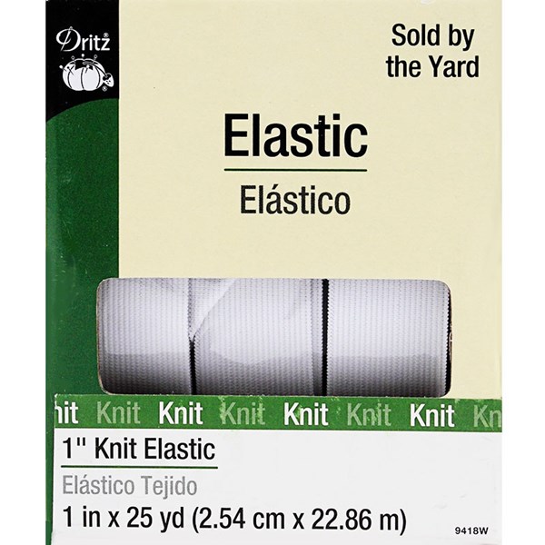 Knit Elastic 1'' from Dritz - By the Yard