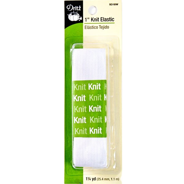 Knit Elastic 1'' from Dritz - 1-1/4 Yard Package