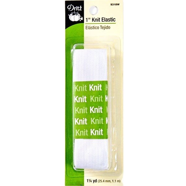 Knit Elastic 1'' from Dritz - 1-1/4 Yard Package