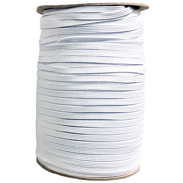Knit Elastic By the Yard - 1/4'' White