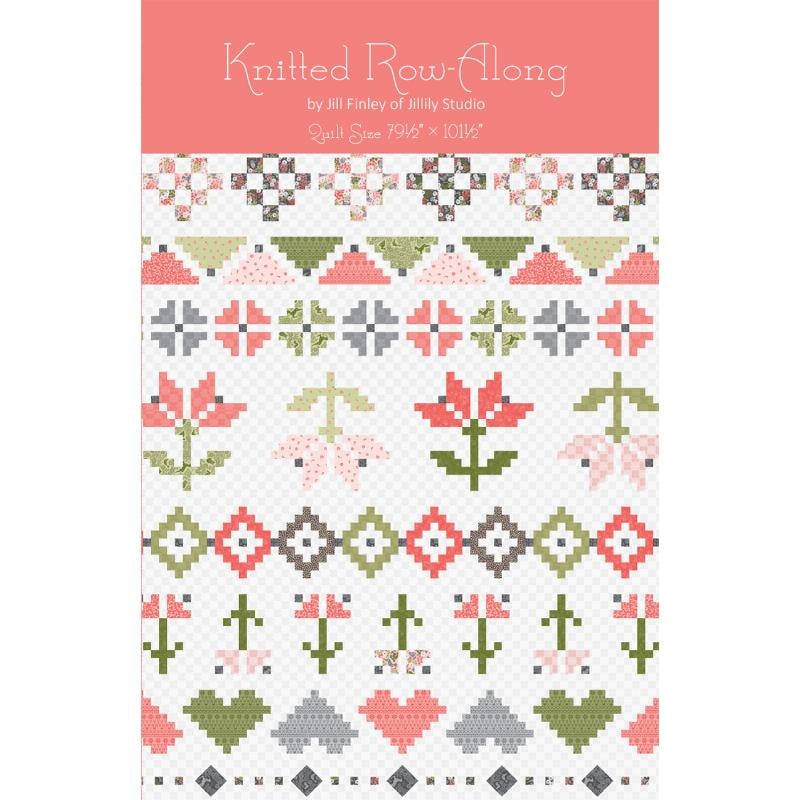Knitted Row Along Quilt Pattern | Jillily Studio