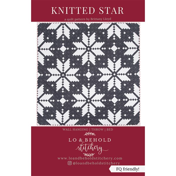 Knitted Star Quilt Pattern | Lo & Behold Stitchery