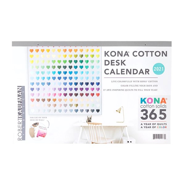 Kona Cotton 2021 Desk Calendar