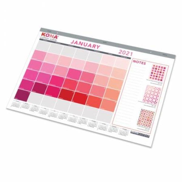 Kona Cotton 2021 Desk Calendar