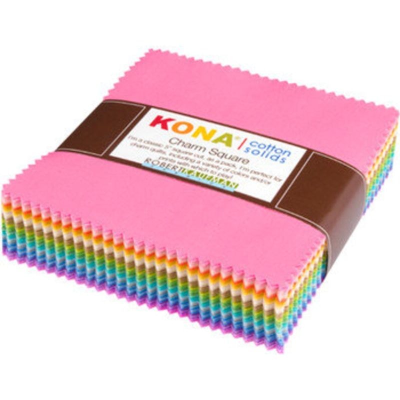 Kona Cotton 101 Charm Pack - Pastel