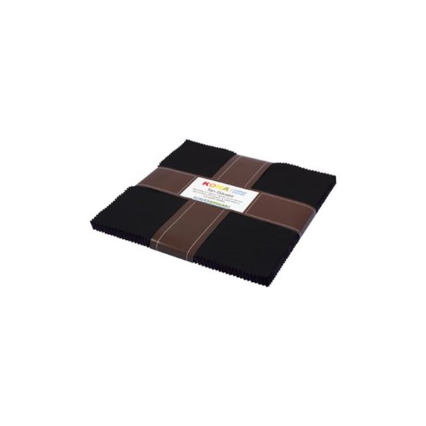 Kona Cotton Black Ten Squares