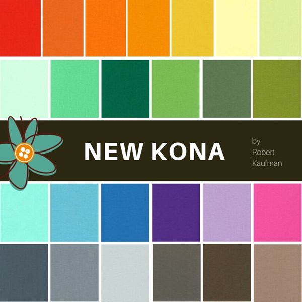 Kona Cotton New Colors 2019 Charm Pack