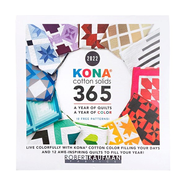 Kona Cotton Solids 2022 Wall Calendar