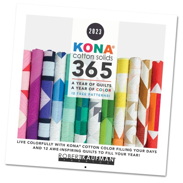 Kona Cotton Solids 2023 Wall Calendar