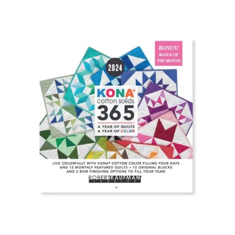 Kona Cotton Solids 2024 Wall Calendar