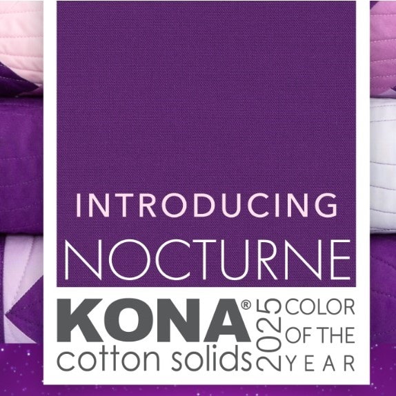 Kona Cotton Nocturne-2025 Color of the Year Fabric Yardage