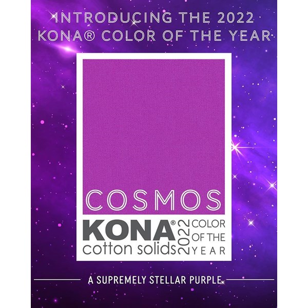 Kona Cotton - 2022 Color of the Year - Cosmos