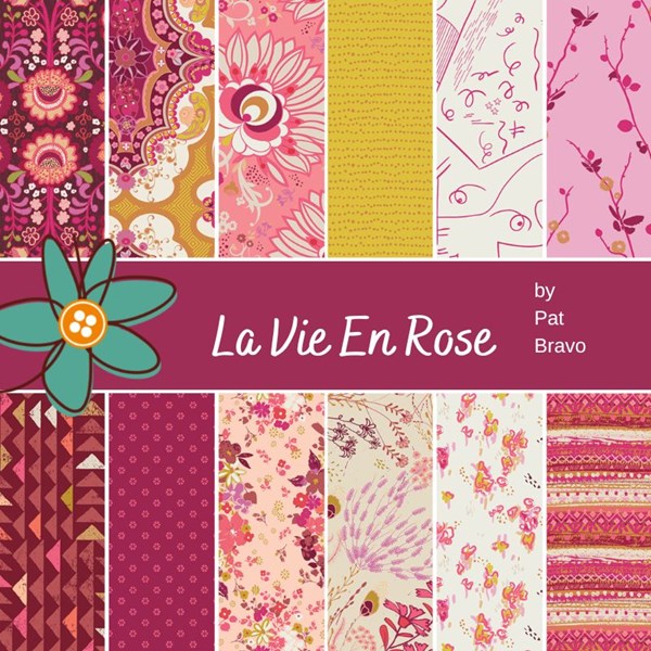Chapter One: La Vie En Rose Fat Quarter Bundle | Pat Bravo | 12 FQs