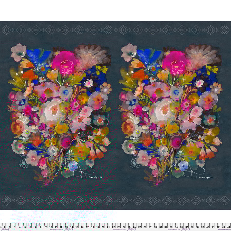 Large Delphiniums Panel | Sweet Somethings | 36" x 44" PANEL