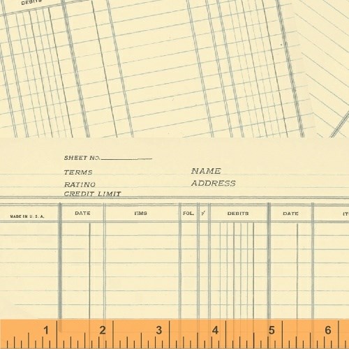 Ledger Paper in Chamomile