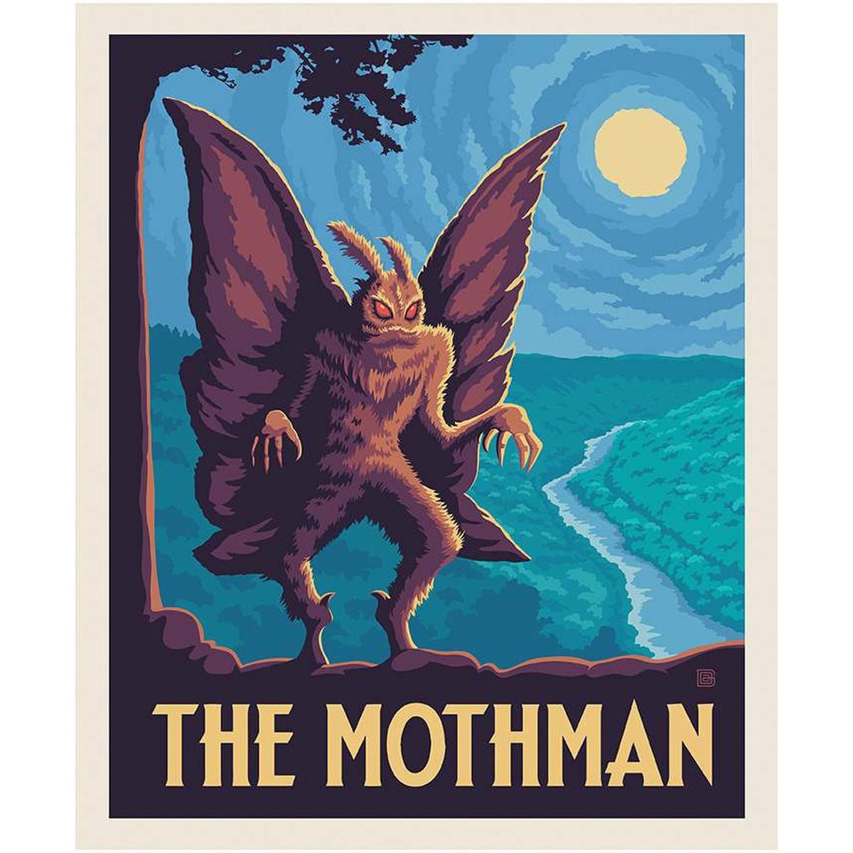 Legends of the National Parks Poster Panel - Mothman