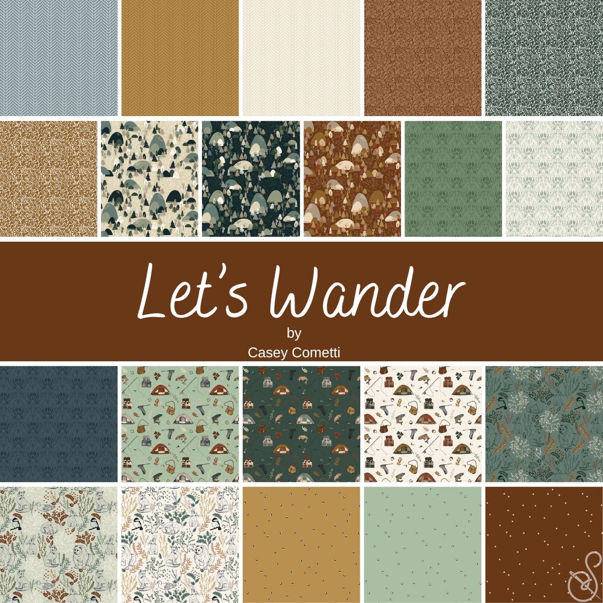 Let's Wander Fat Quarter Bundle | Casey Cometti | 21 FQs
