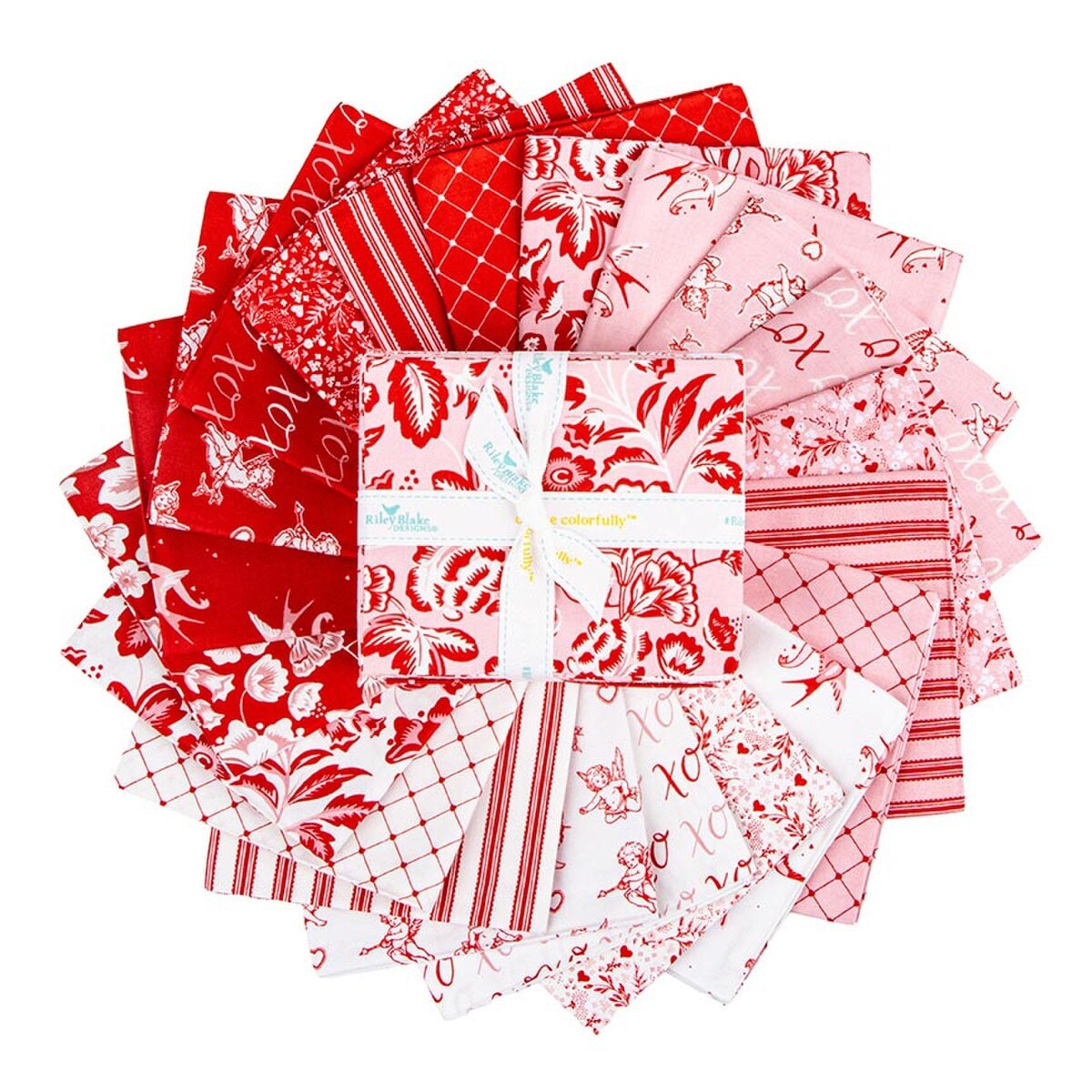 Letters to Cupid Fat Quarter Bundle | My Mind's Eye | 21 FQs