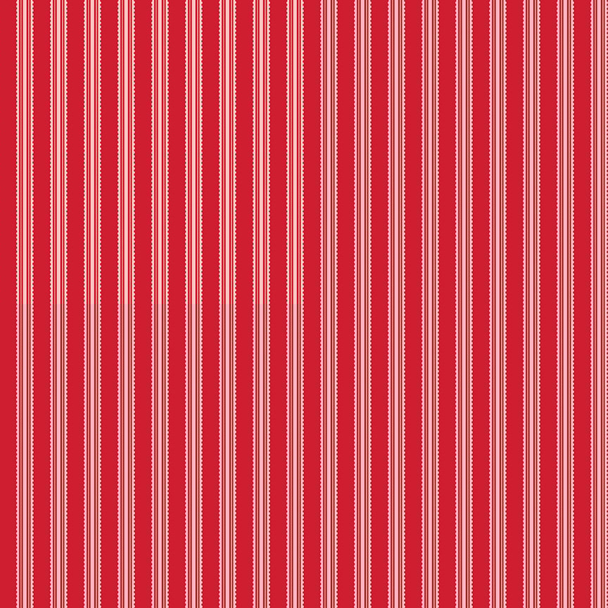 Letters to Cupid Stripe - Red