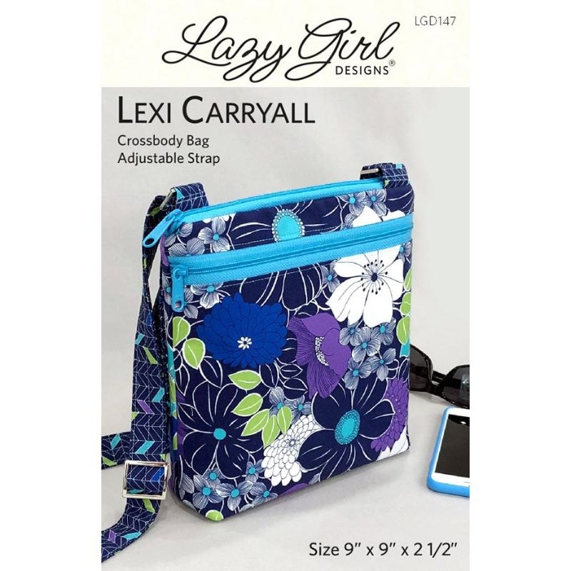 Lexi Carryall Bag Pattern | Lazy Girl Designs