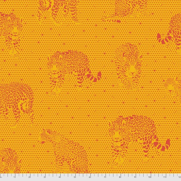 Lil Jaguars - Papaya- 5 Yards