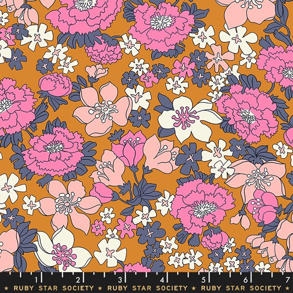 Lindley Lawn Floral - Caramel