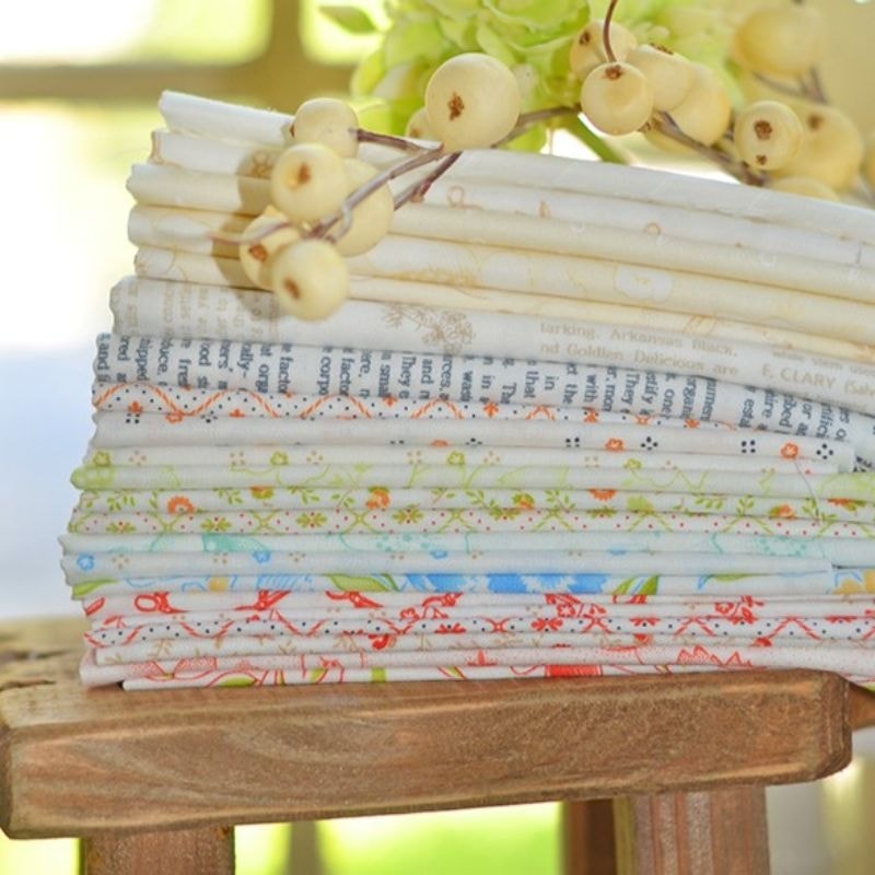 Linen Cupboard Fat Quarter Bundle by Fig Tree Co Moda PrecutsQuilting Fabric