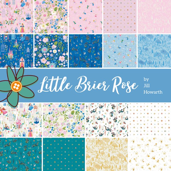 Little Brier Rose Fat Quarter Bundle | Jill Howarth | 18 FQs