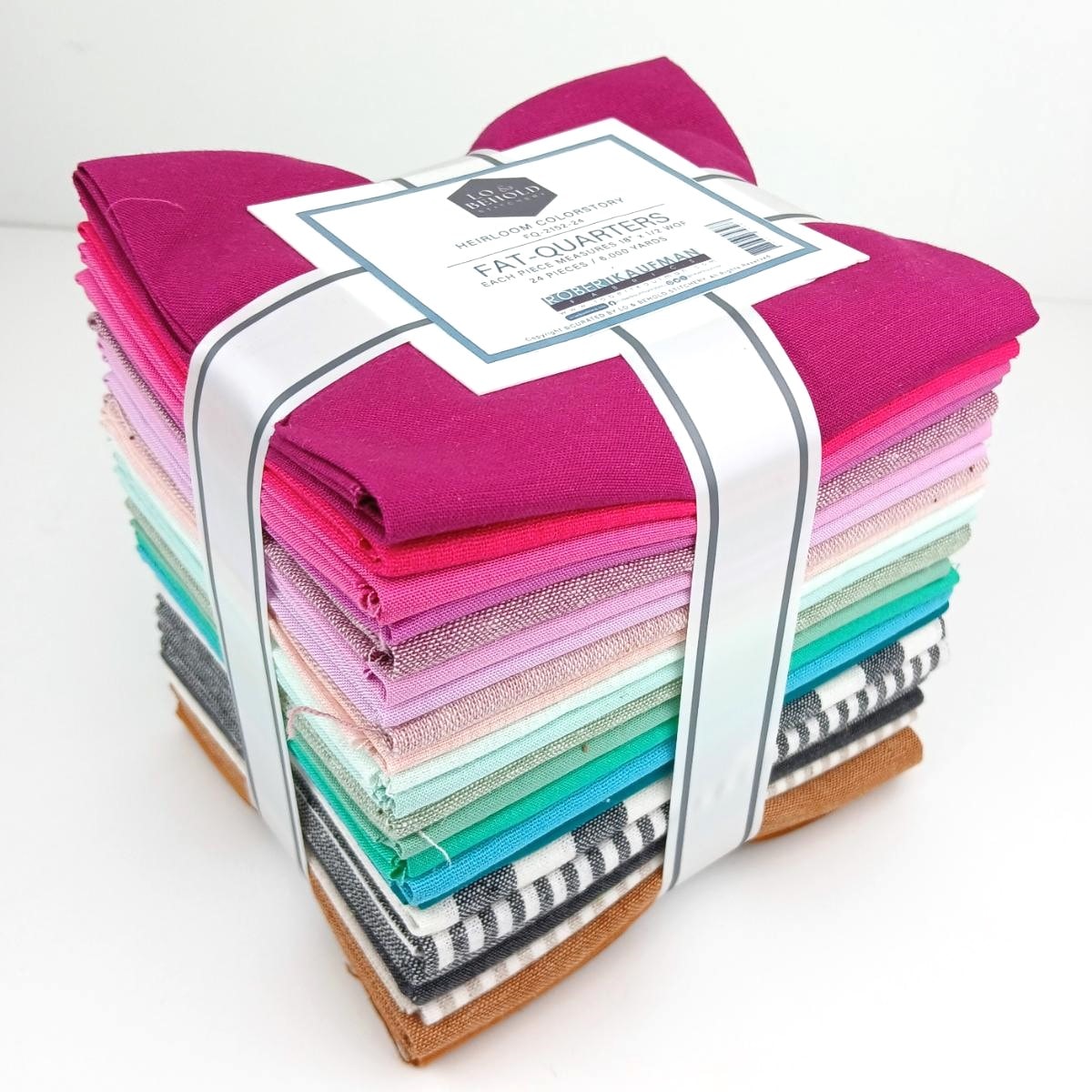 Lo & Behold Stitchery Palette Picks Fat Quarter Bundle | 24 FQs - Heirloom Colorstory