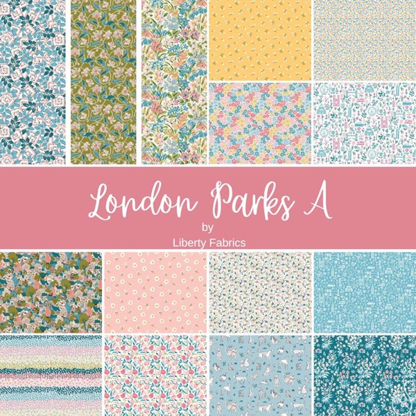 London Parks Fat Quarter Bundle | Liberty Fabrics | 15 FQs - A
