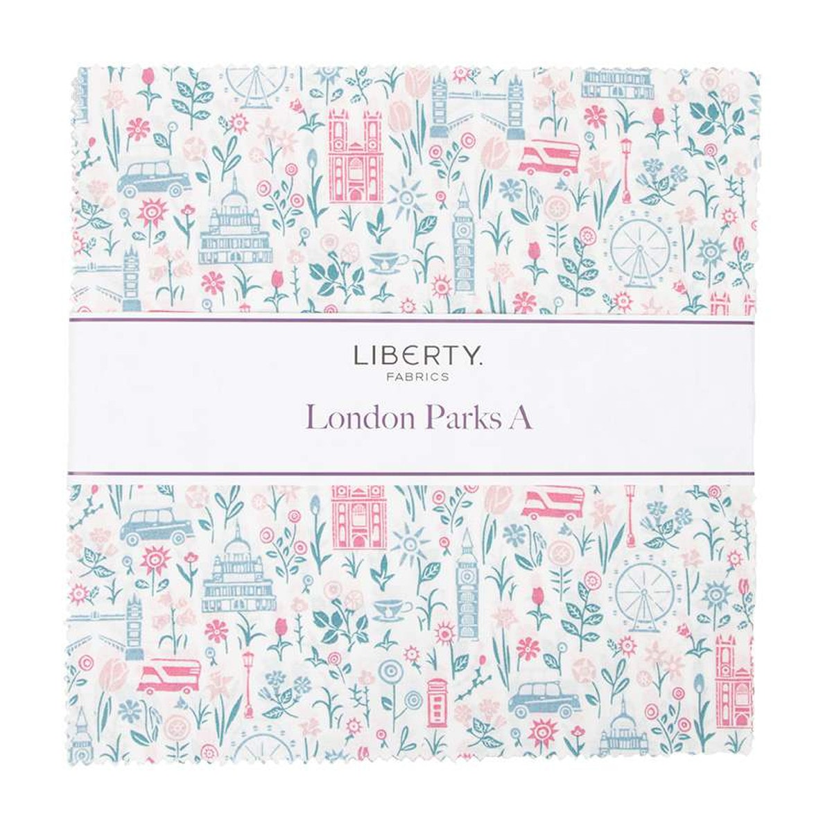 London Parks 10" Stacker | Liberty Fabrics | 42 PCs - A