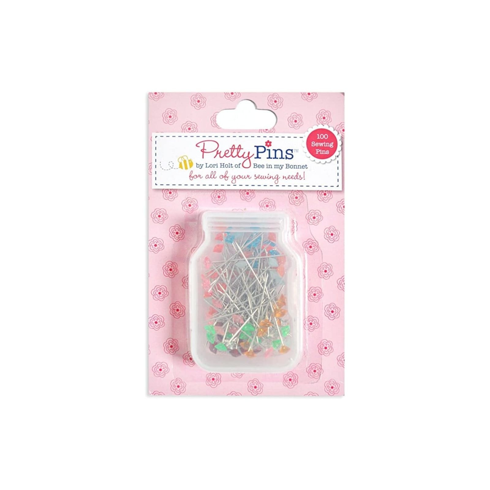 Lori Holt Pretty Pins - Sewing Pins 1.5" Box Of 100