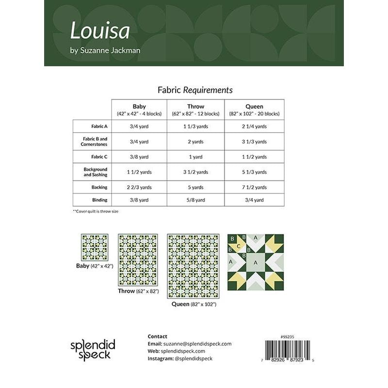 Louisa Quilt Pattern | Splendid Speck