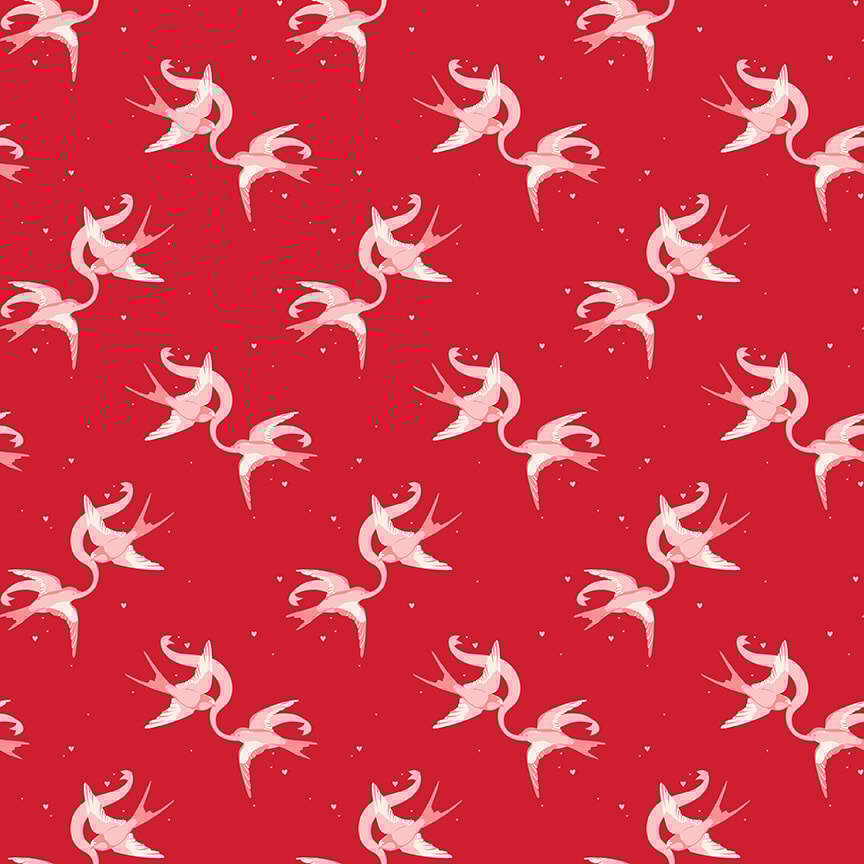 Love Birds - Red