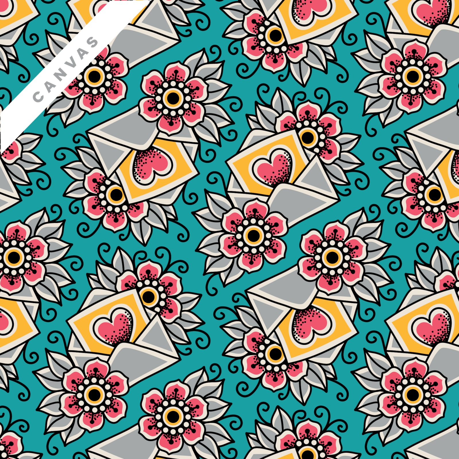 Love Letter - Multi CANVAS
