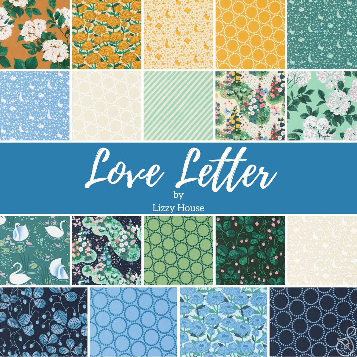 Love Letter Fat Quarter Bundle | Lizzy House