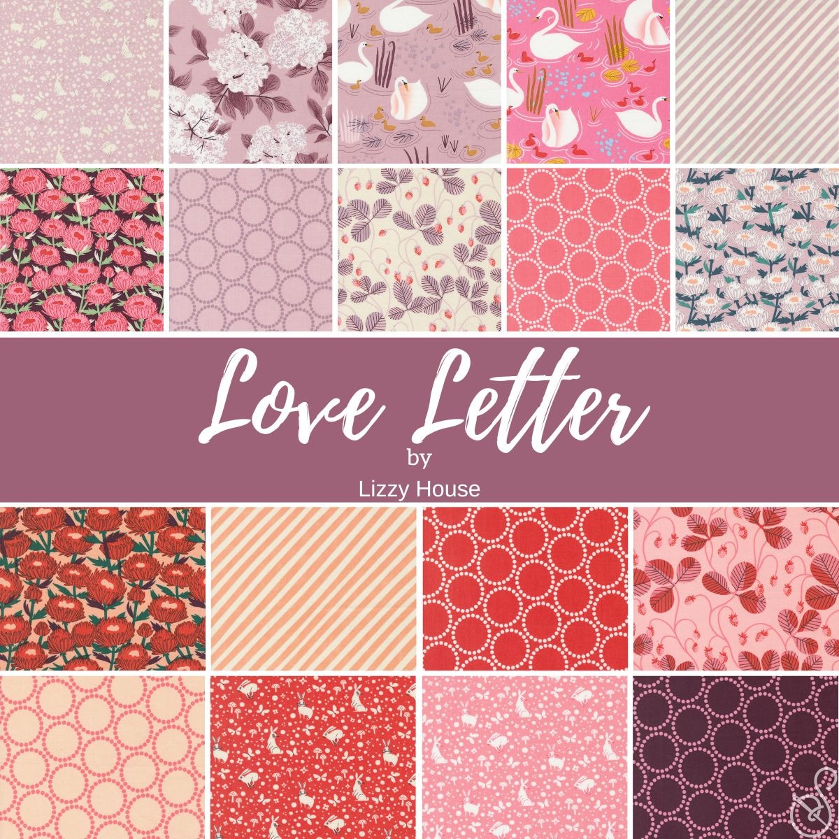 Love Letter Fat Quarter Bundle | Lizzy House