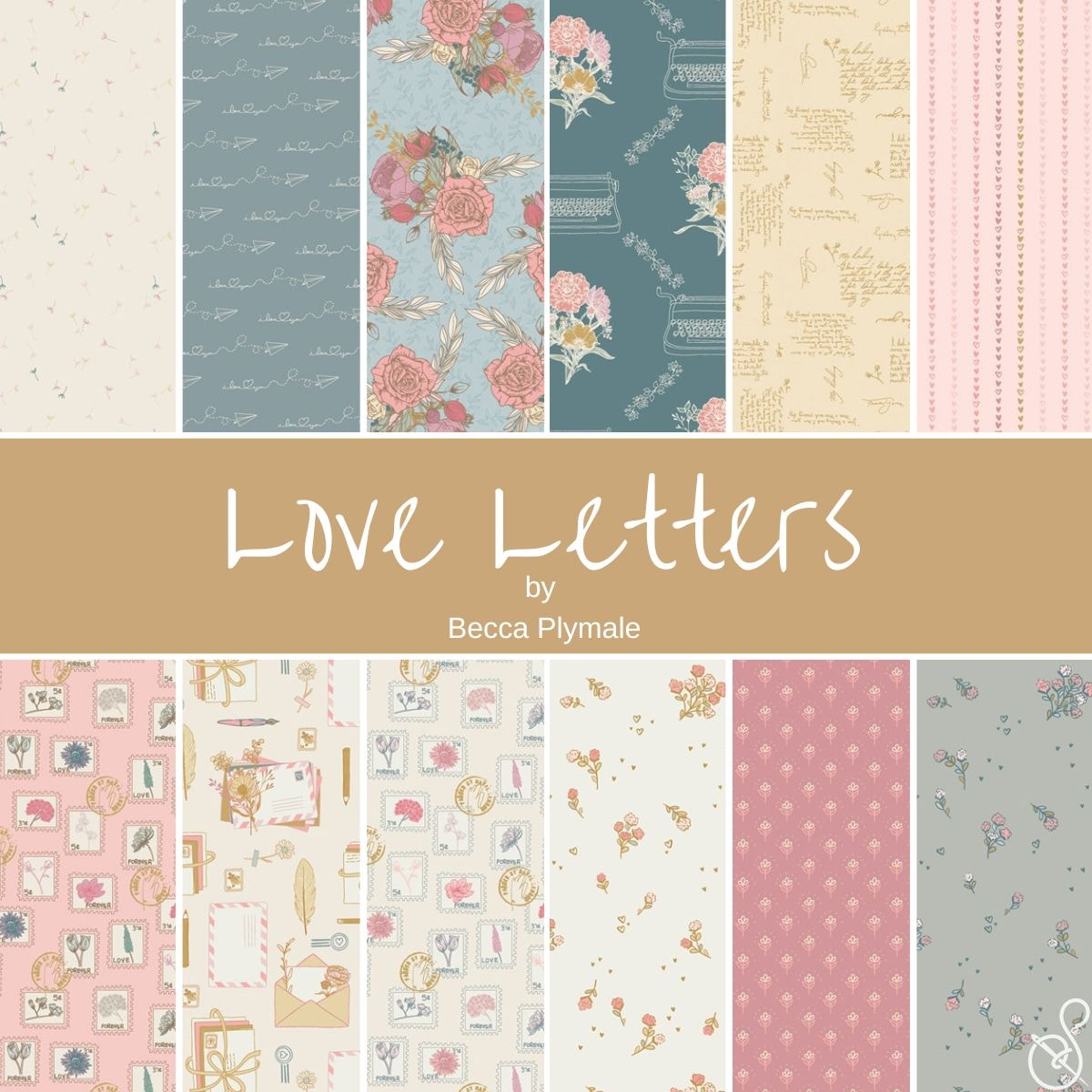 Love Letters Layer Cake | Becca Plymale | 42 PCs