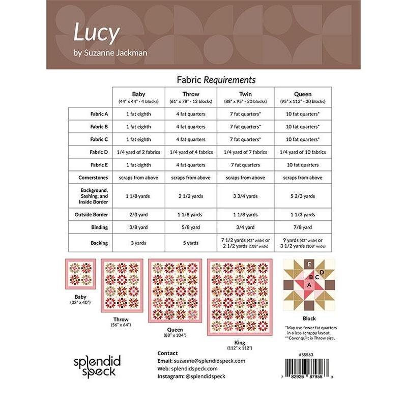 Lucy Quilt Pattern | Splendid Speck