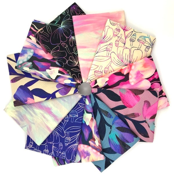 Luminous Daydream Fat Quarter Bundle | RJR Studio | 11 FQs