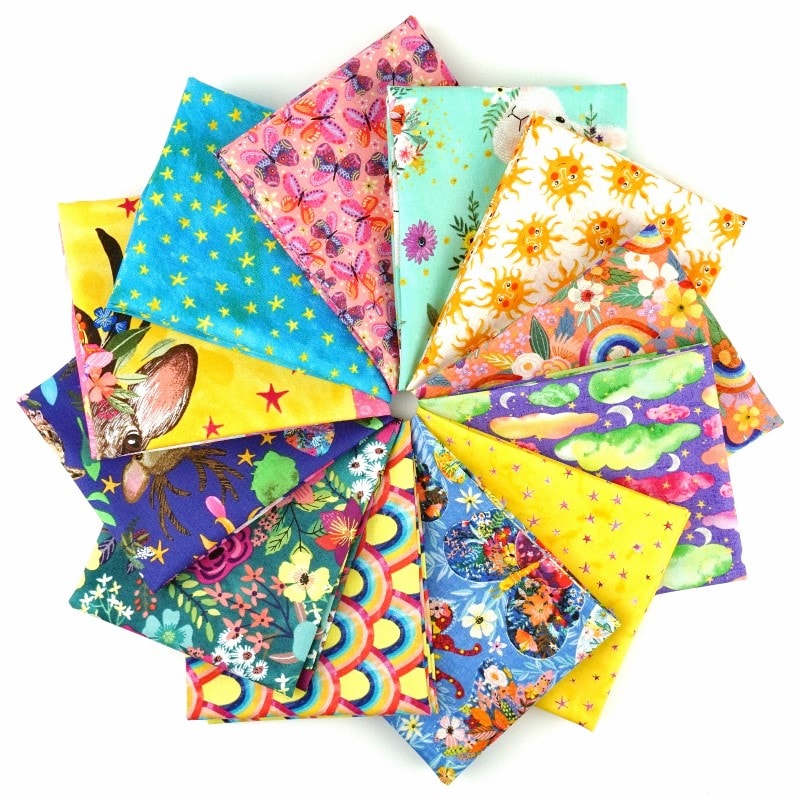 Magic Friends Fat Quarter Bundle | Mia Charro | 11 FQs + 1 Panel