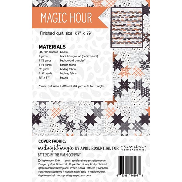Magic Hour Quilt Pattern | April Rosenthal