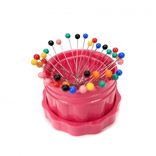 Magnetic Pin Cup - Small Fortune Fuchsia
