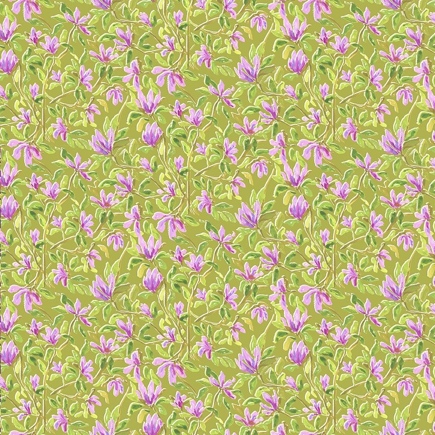 Purple Mardi Gras Beads fabric - Mardi Party Dear Stella quilting cotton  QTR YD