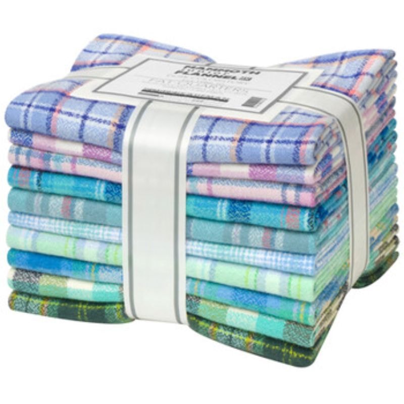 Mammoth Flannel Junior Fat Quarter Bundle - Dusk Colorstory