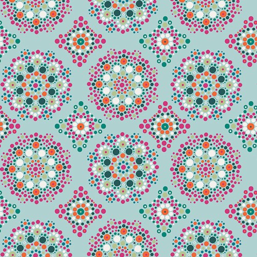 Mandala Drops in Iris
