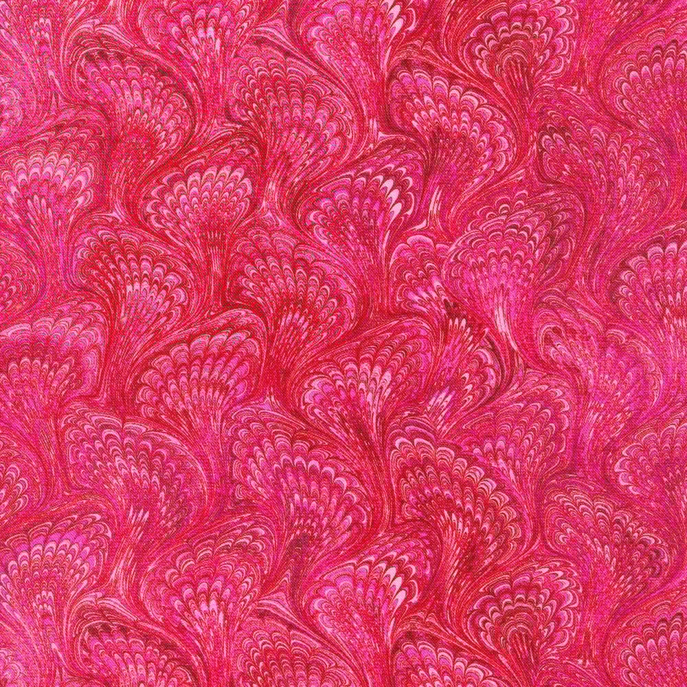 Marbled Endpaper - Valentine