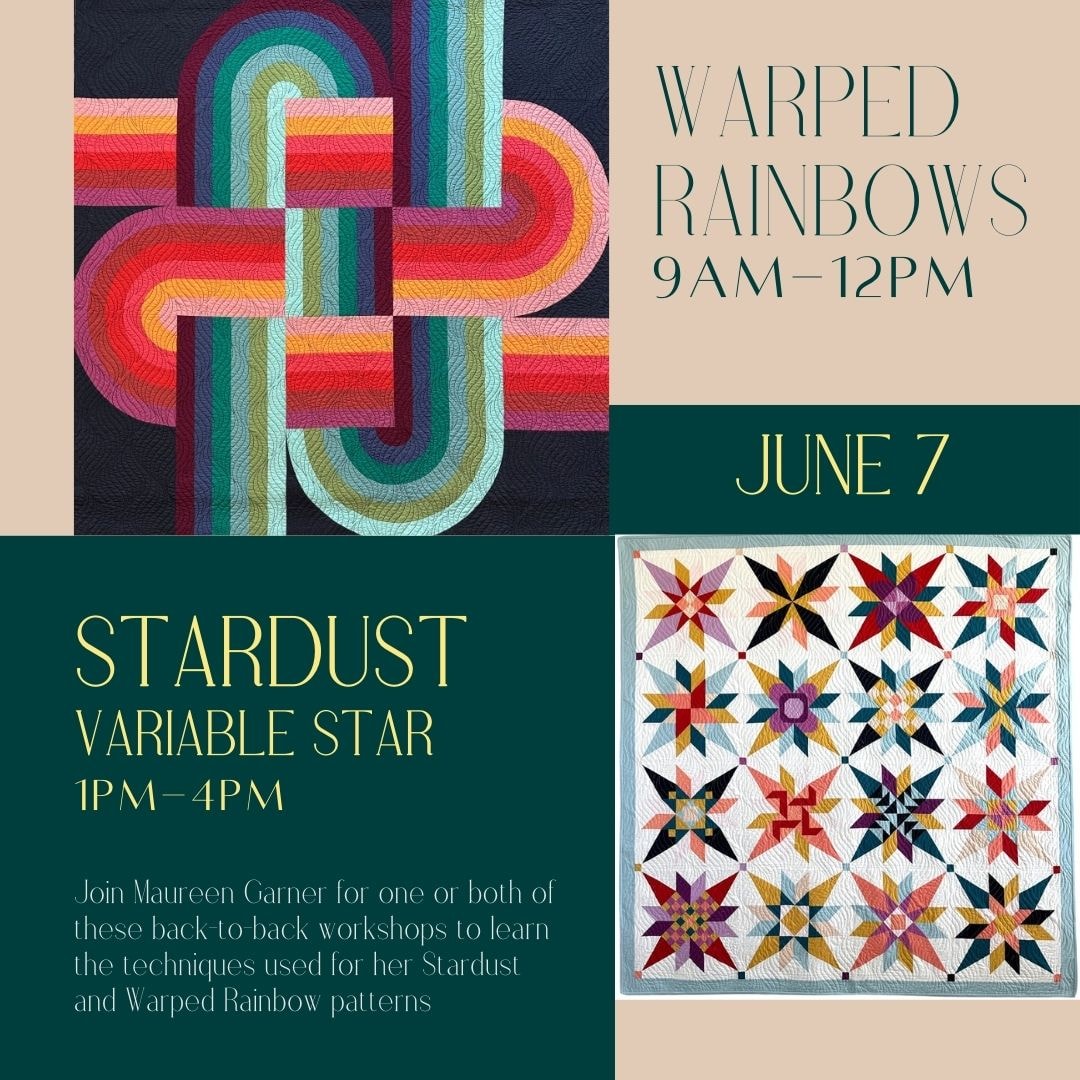 Maureen Garner Pattern Workshops - Both Patterns - Full Day