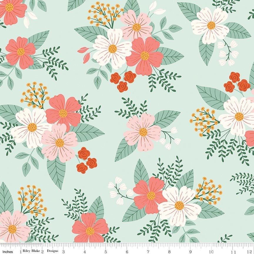 Meadow Moments Main - Mint