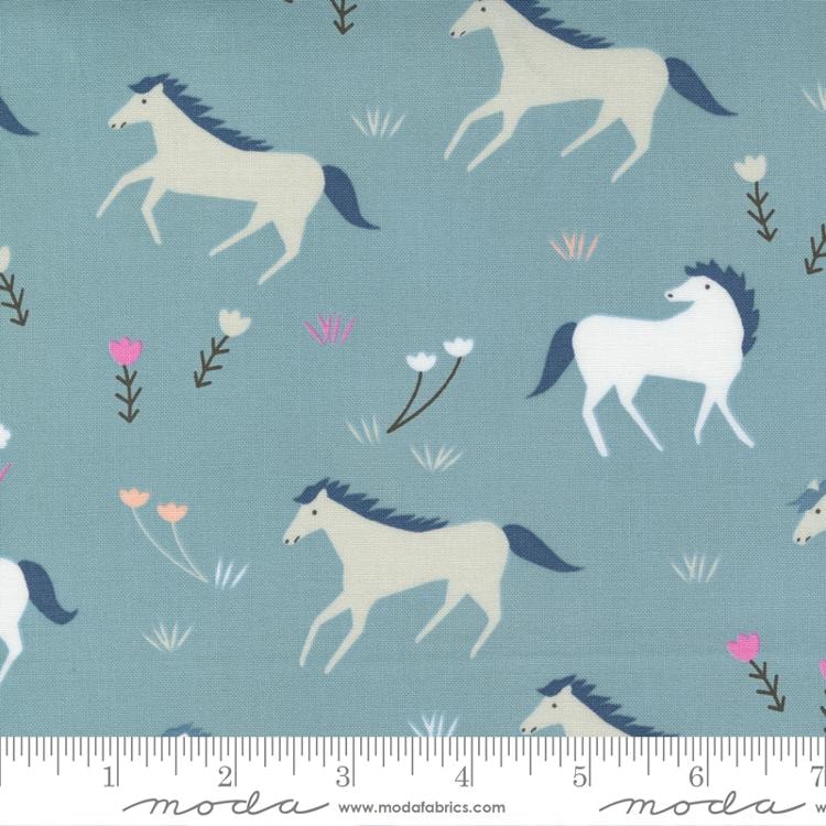 Meander Horses - Denim